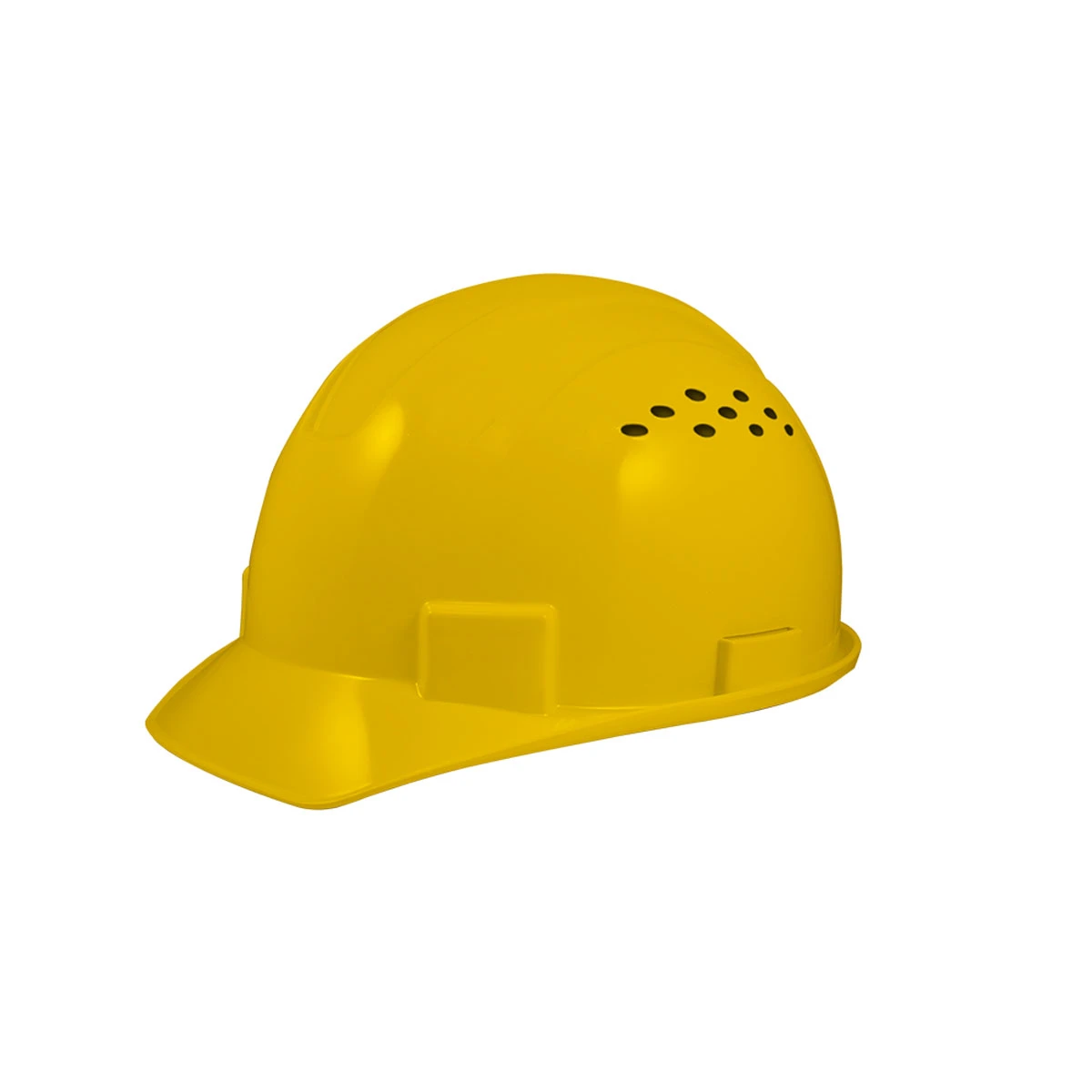 VENTED SAFETY HELMET - YELLOW