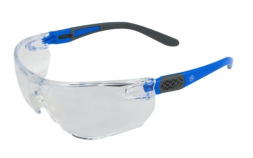 SAFETY GLASSES - BLUE/GRAY/CLEAR