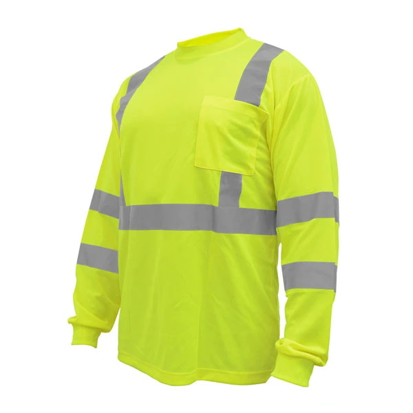 REFLECTIVE LONG SLEEVE SHIRT - SIZE XL - GREEN