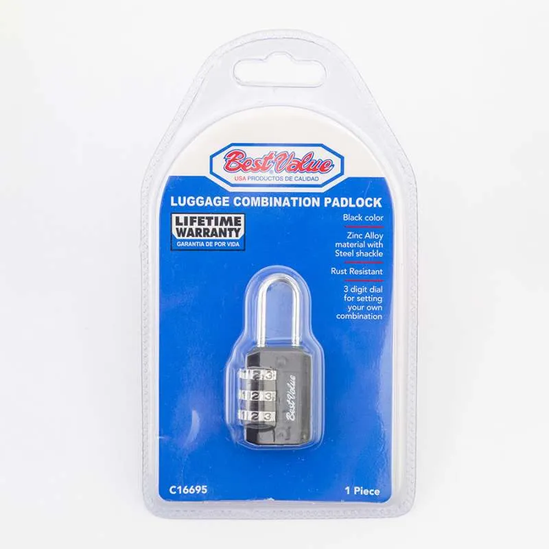 LUGGAGE COMBINATION PADLOCK 22