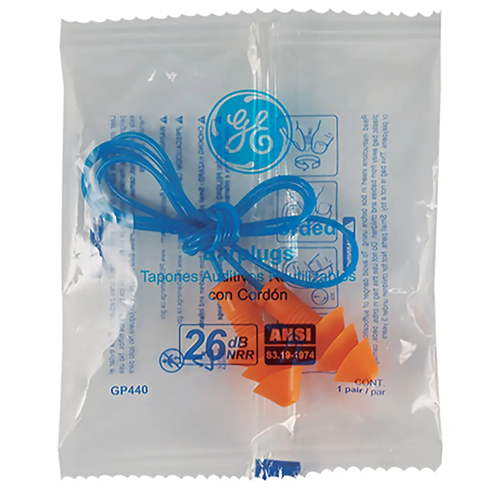 REUSABLE CORDED EARPLUGS