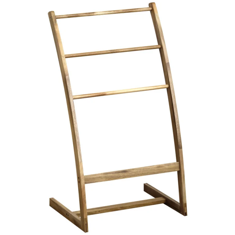 3 ARMS TOWEL RACK - ACACIA