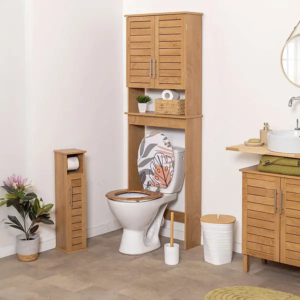 TOILET PAPER RESERVE AND DISPENSER