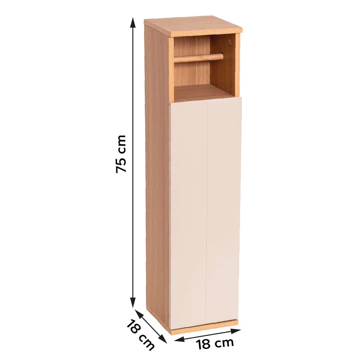 TOILET PAPER RESERVE AND DISPENSER