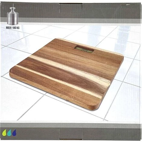 ELECTRONIC BATHROOM SCALE - ACACIA