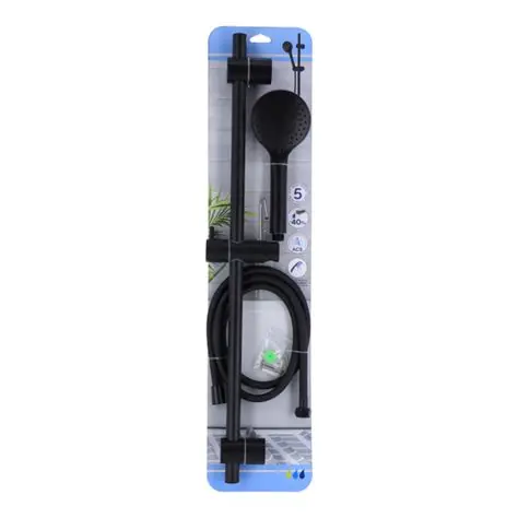 5 FUNCTION HAND SHOWER KIT 70 CM - MATTE BLACK