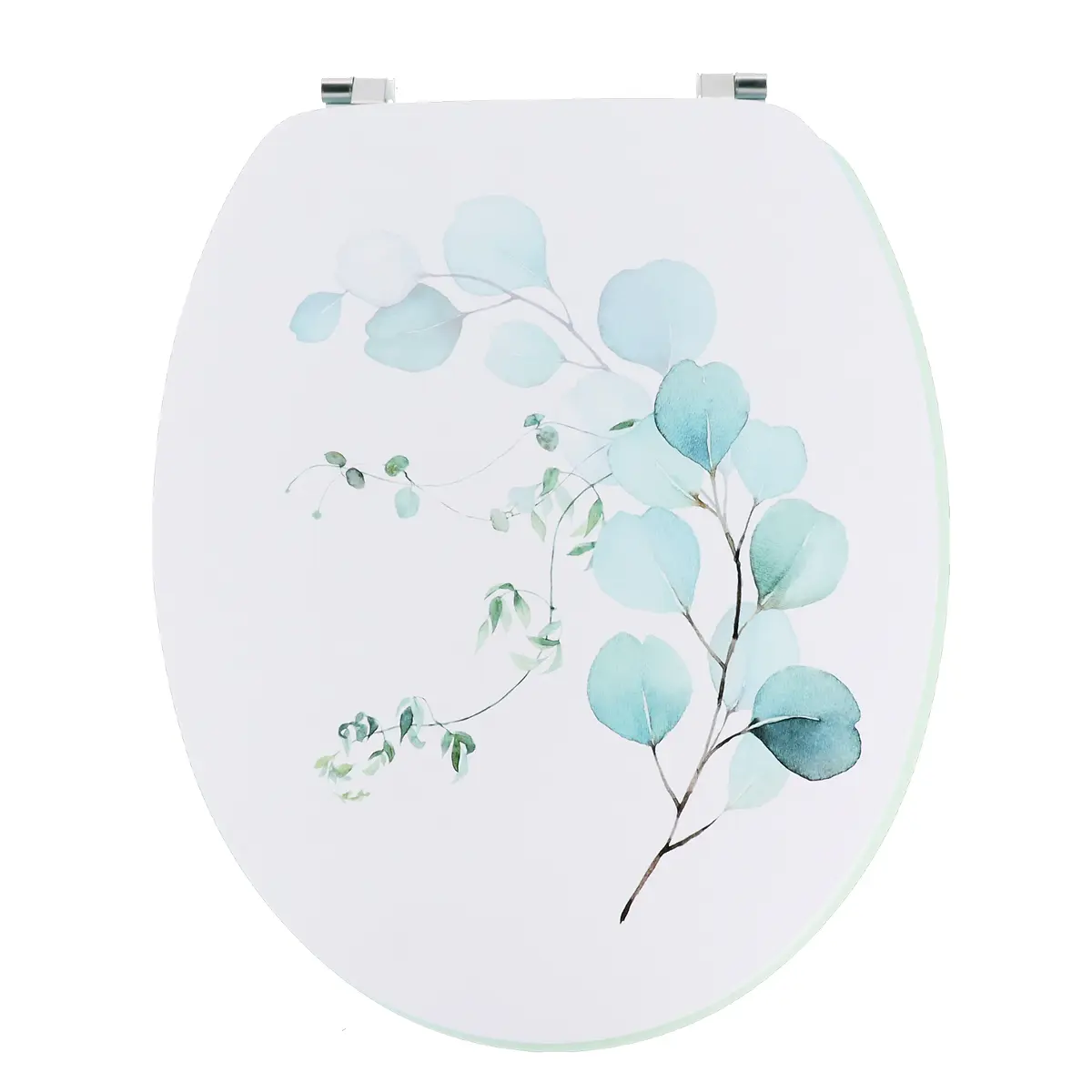 MDF TOILET SEAT 18 INCHES - WATER COLOUR BLUE