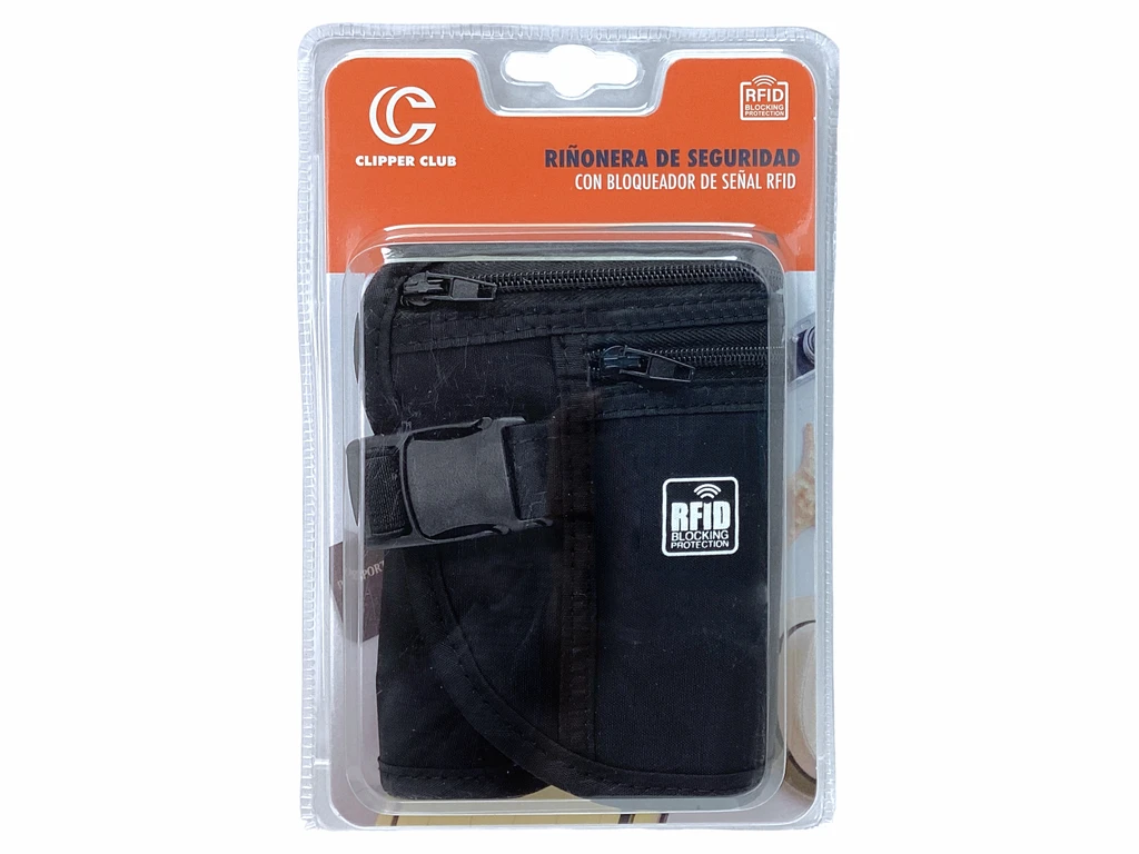SECURITY WAIST POUCH WITH RFID