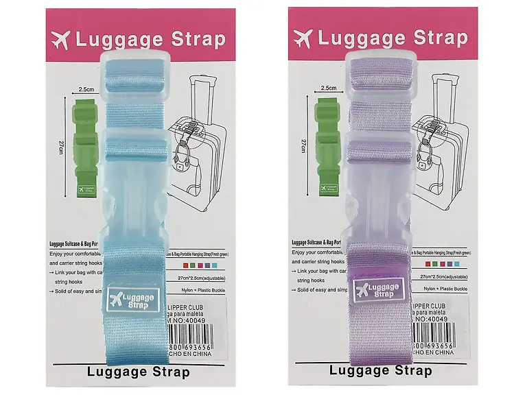 LUGGAGE STRAP - ASSORTED COLOURS