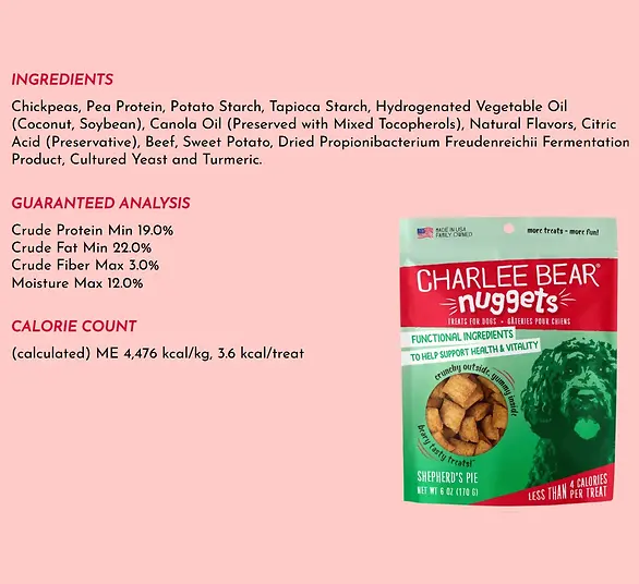 Nuggets Shepherd's Pie Crunchy Treats for Dogs 6 oz