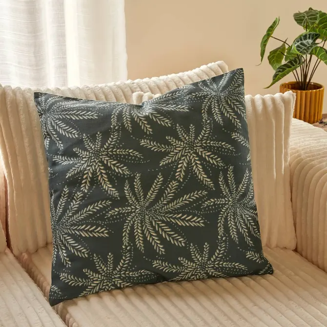 OUTDOOR REVERSIBLE CUSHION 55X55 CM - GREEN