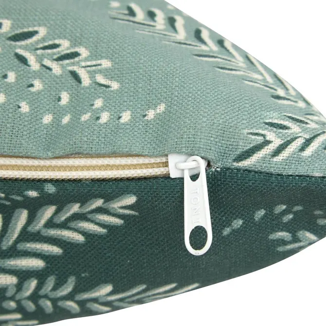 OUTDOOR REVERSIBLE CUSHION 55X55 CM - GREEN