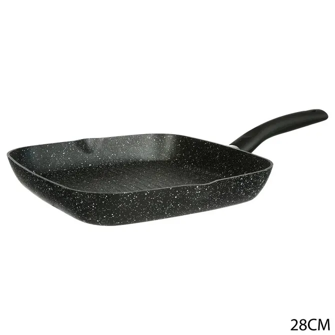 28CM CARACTÈRE FORGED ALUMINIUM GRILL PAN