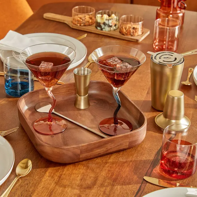 SET OF 4 HOMY COCKTAIL GLASSES