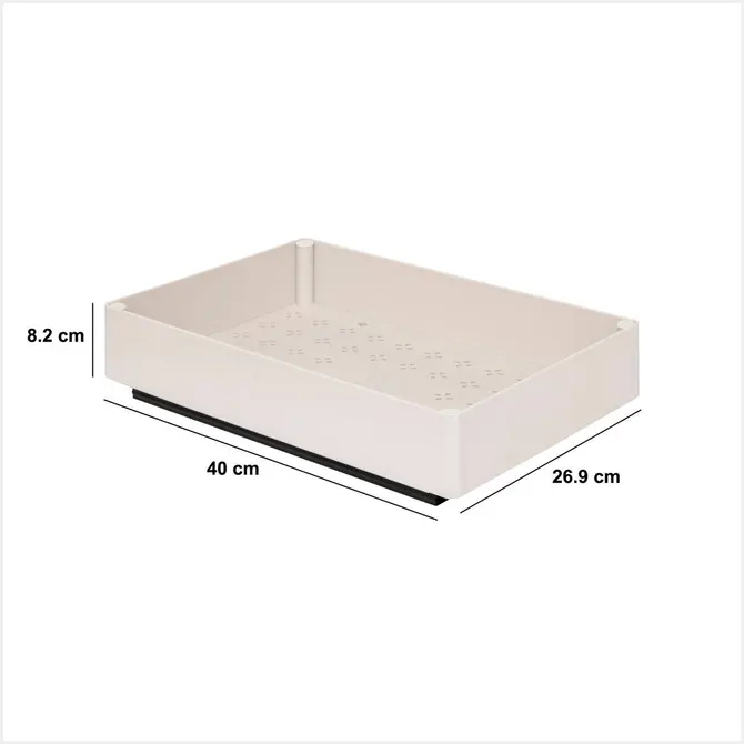 SLIDING ORGANIZER FOR CABINETS L40CM - BEIGE