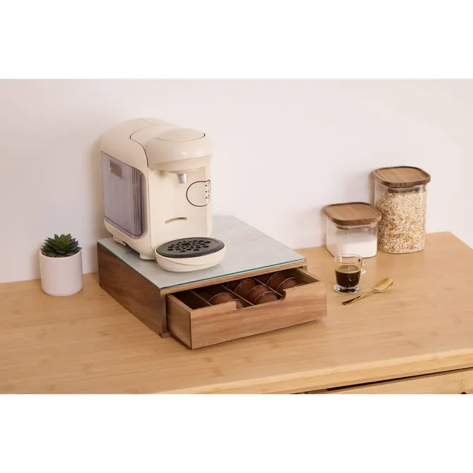 56 CAPSULE HOLDER 1 DRAWER L. 30CM