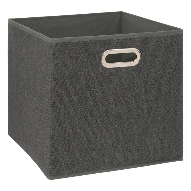 MIX N MODUL FABRIC STORAGE BOX 31X31 CM - DARK GREY