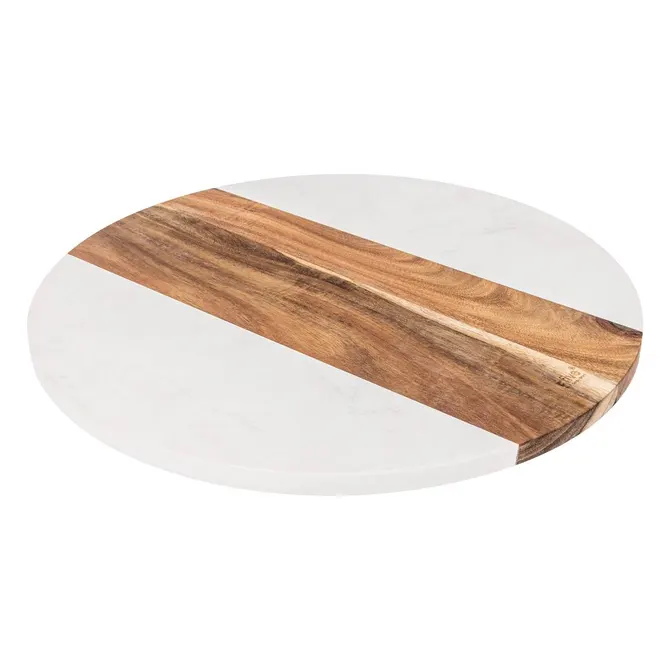 ACACIA HARMONY ROTATING TRAY D35CM