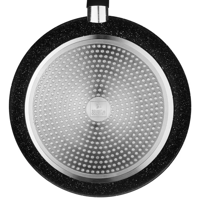 CARACTÈRE FORGED ALUMINIUM FRYING PAN 30 CM - BLACK
