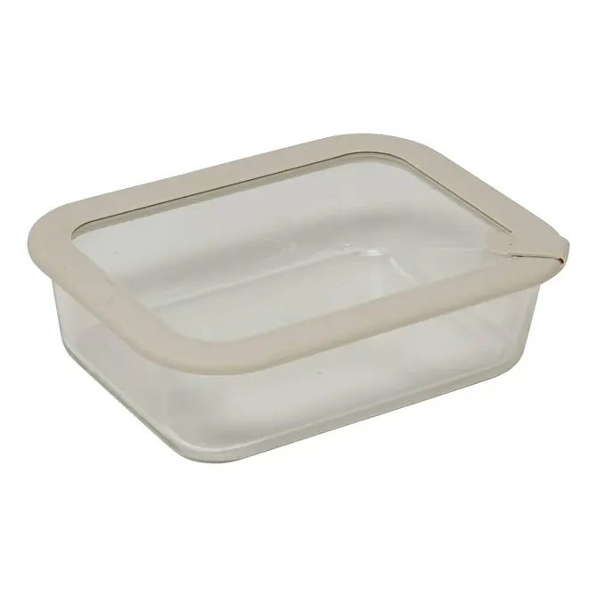 SILEAT RECTANGULAR STORAGE CONTAINER - BEIGE