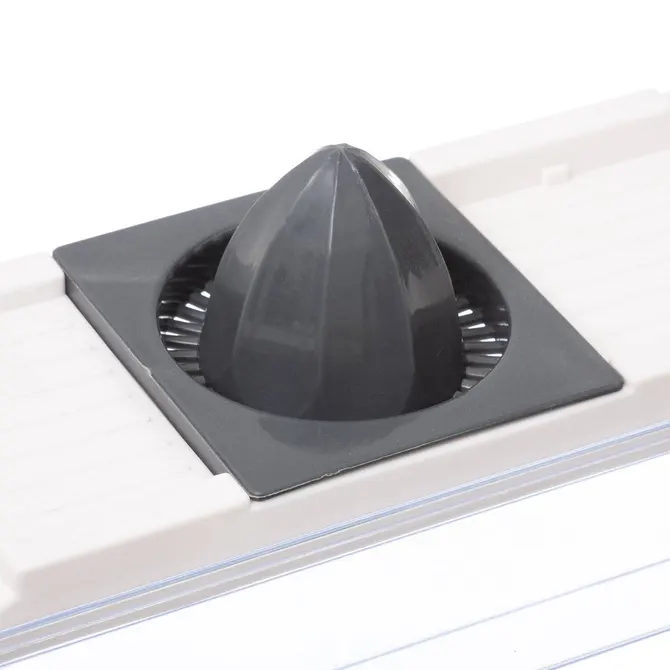 11-PIECE MULTI-CUTTING MANDOLINE - WHITE AND GREY