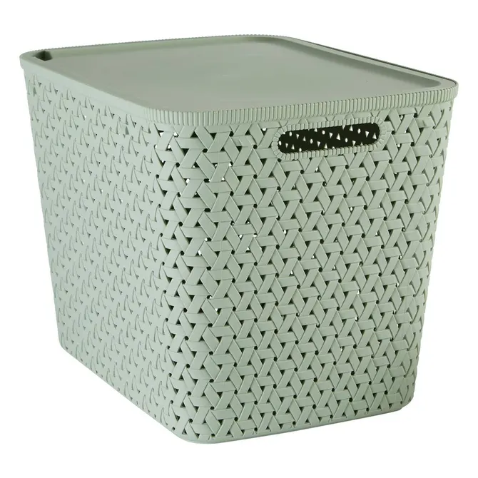 TRESSY PP STORAGE BASKET 28 L - SAGE