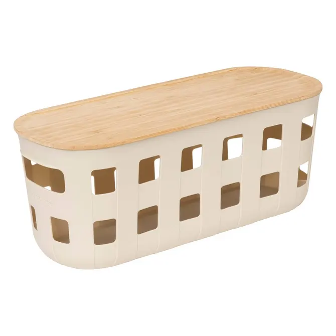 SLIM HARMONY LAUNDRY BASKET 5.65 L - CLAY