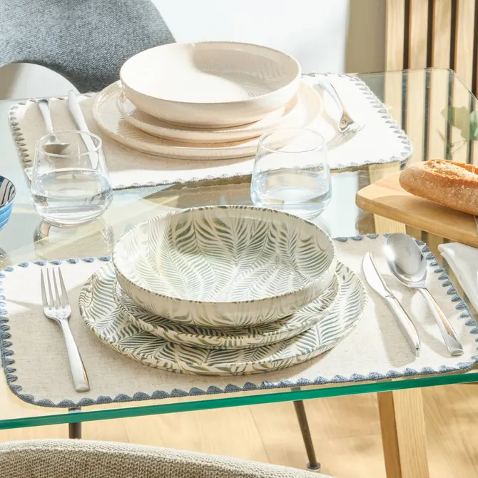 GINA SOUP PLATE DIAM 22 CM - GREEN
