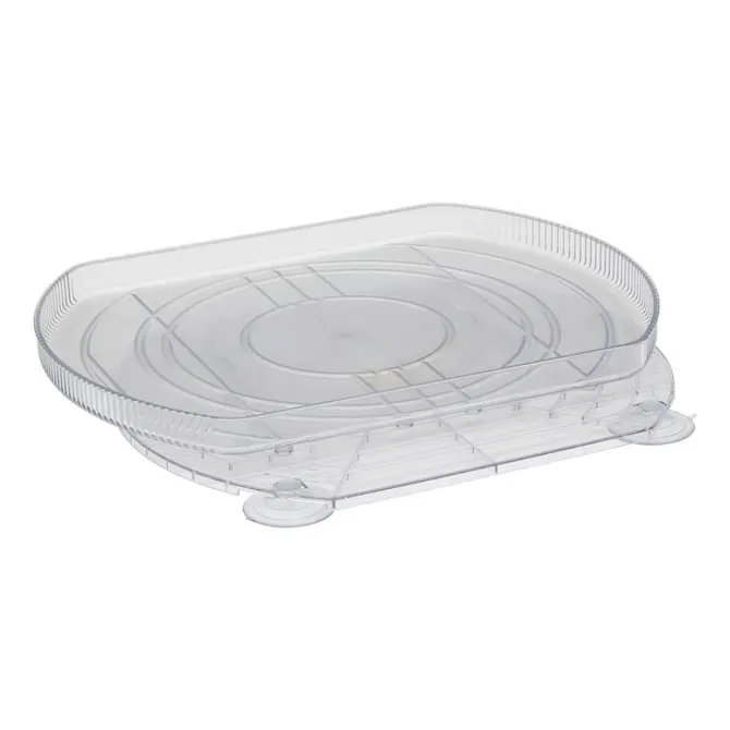 SMART FRIDGE ROTATING ORGANISER 29X39 CM - CLEAR
