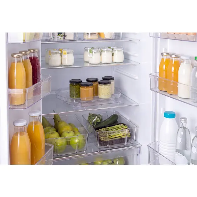 SMART FRIDGE ROTATING ORGANISER 29X39 CM - CLEAR