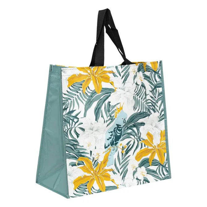 PP SHOPPING BAG 45X43 CM - TROPICAL PATTERN