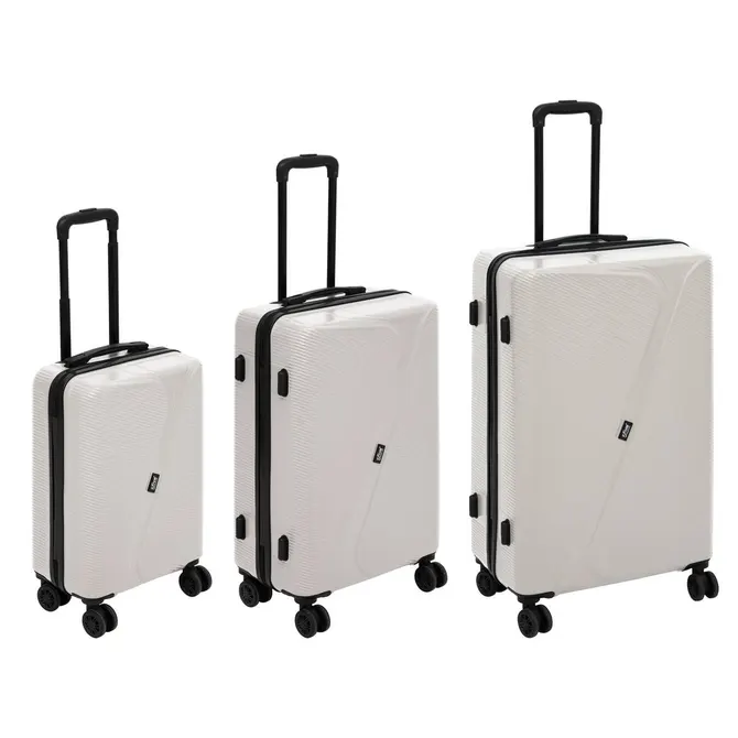 SET OF 3 HARD SHELL SUITCASES - CLAY