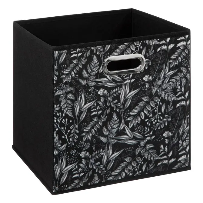 MIX N MODUL FABIRC STORAGE BOX 31X31 CM - BLACK PATTERN