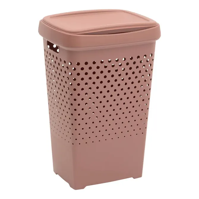 PP LAUNDRY BASKET 70 L - TERRACOTTA
