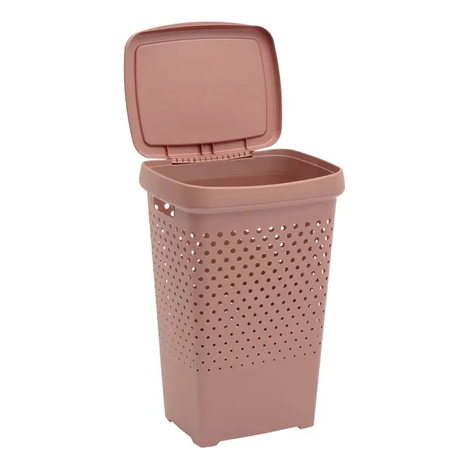 PP LAUNDRY BASKET 70 L - TERRACOTTA