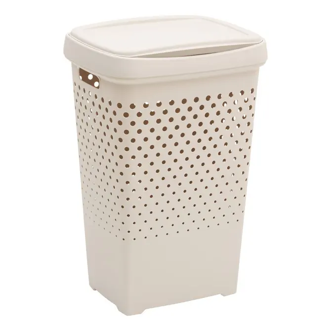 PP LAUNDRY BASKET 70 L - CLAY