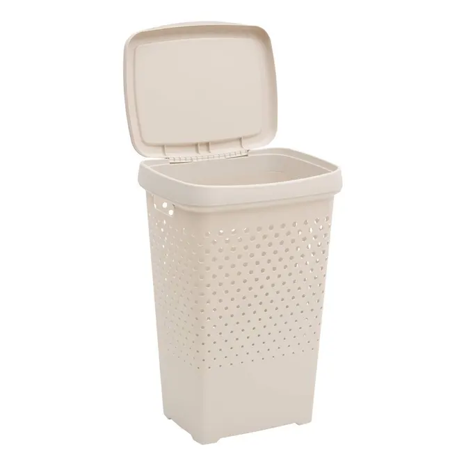 PP LAUNDRY BASKET 70 L - CLAY
