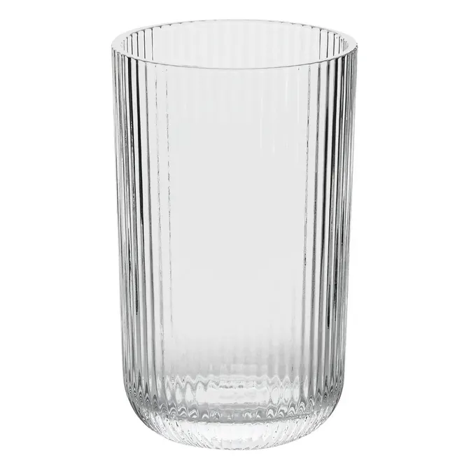 EMA TALL RIBBED GLASS 43 CL