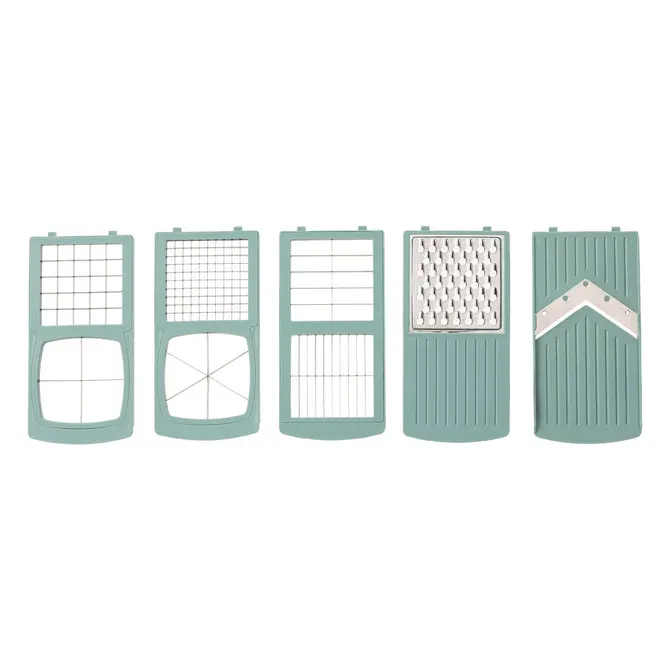 10-PIECE MULTI-PURPOSE MANDOLINE - GREEN