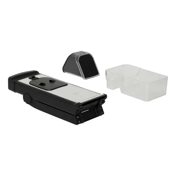 SILVER PRO FOLDING PISTON MANDOLINE 30 CUTS - BLACK