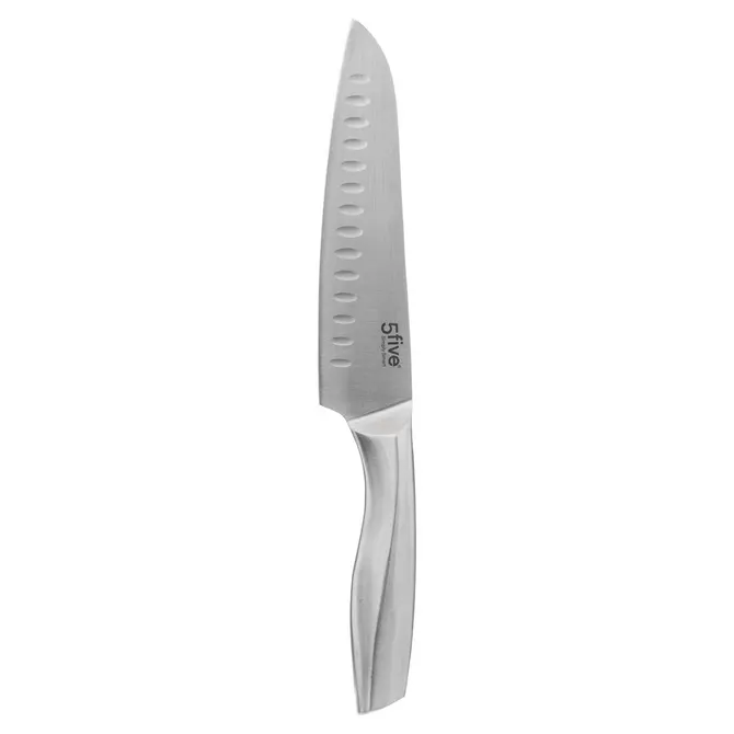 SILVER PRECISION FORGED S. STEEL KNIFE 18CM BLADE