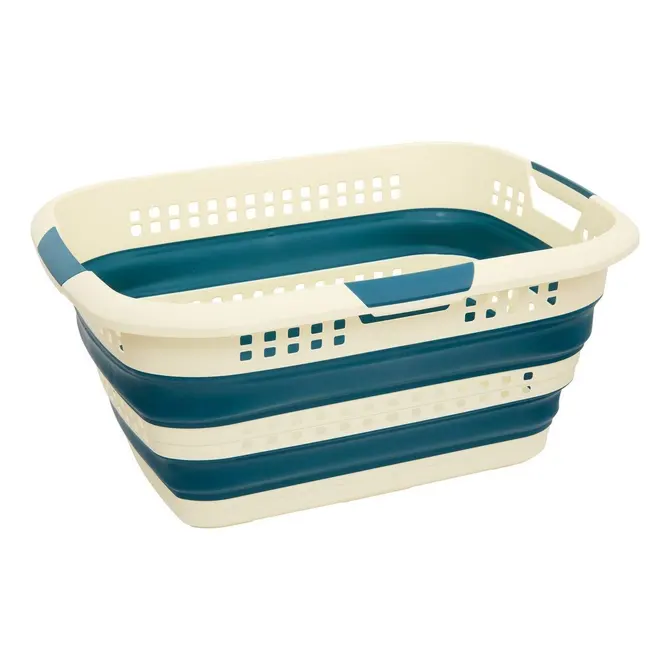 EXTENDABLE LAUNDRY BASKET 45 L - ASSORTED COLOURS