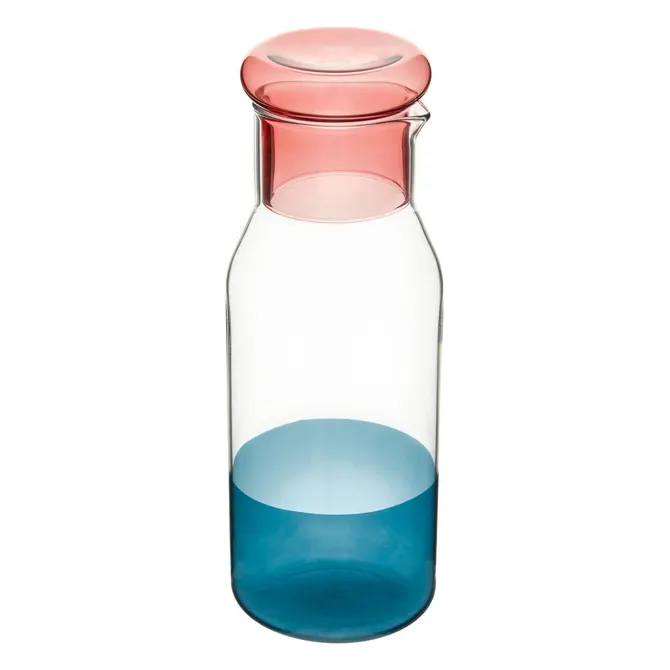 HOMY CARAFE GLASS 86 CL - ASSORTED COLOURS