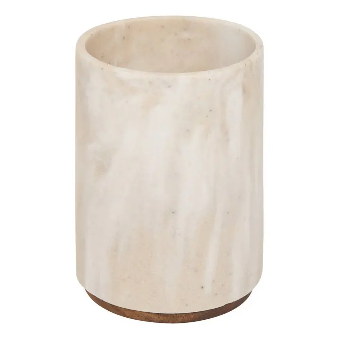 CÔME UTENSIL HOLDER D12X17 CM - BEIGE