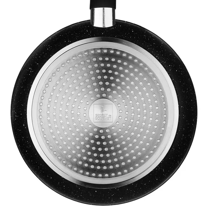 CARACTÈRE FORGED ALUMINIUM FRYING PAN 26 CM - BLACK