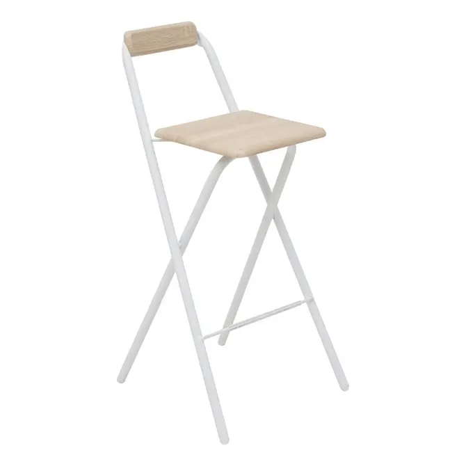 LOUNA FOLDING BAR CHAIR H.98CM - BEIGE