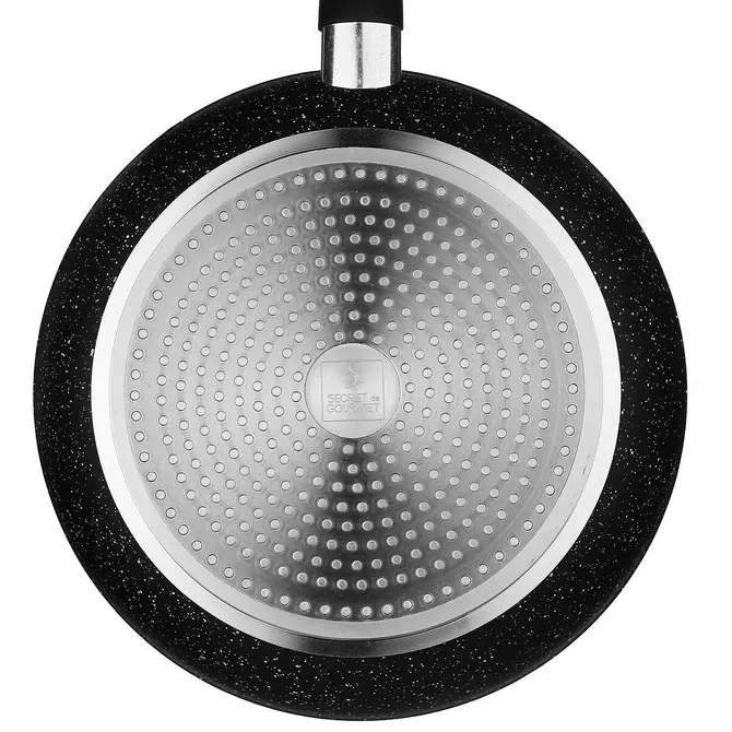 CARACTÈRE FORGED ALUMINIUM FRYING PAN 28 CM - BLACK