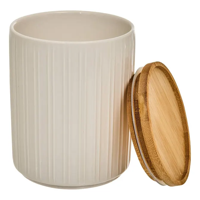SINGLE CERAMIC STORAGE JAR DIAM 11 CM - ASSORTED