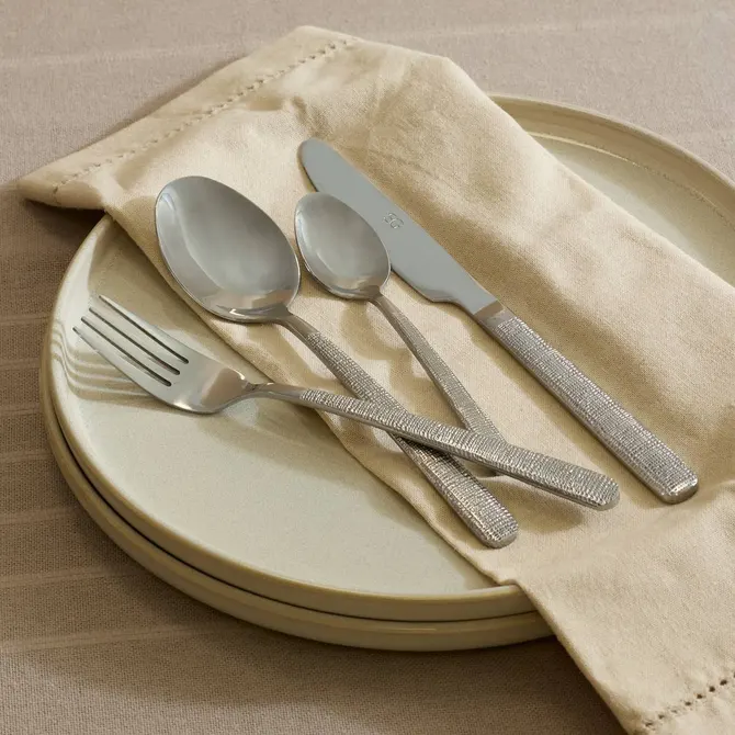 LIVI 16 PIECE CUTLERY SET - STAINLESS STEEL