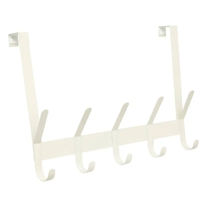 LINY 10-BAR DOOR HOOK L. 40CM - WHITE